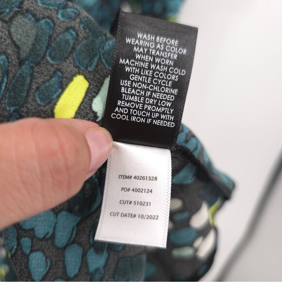 Torrid Midi Dress Flutter Sleeve Ruffles Pockets Abstract Party Wedding 2X - Picture 10 of 15